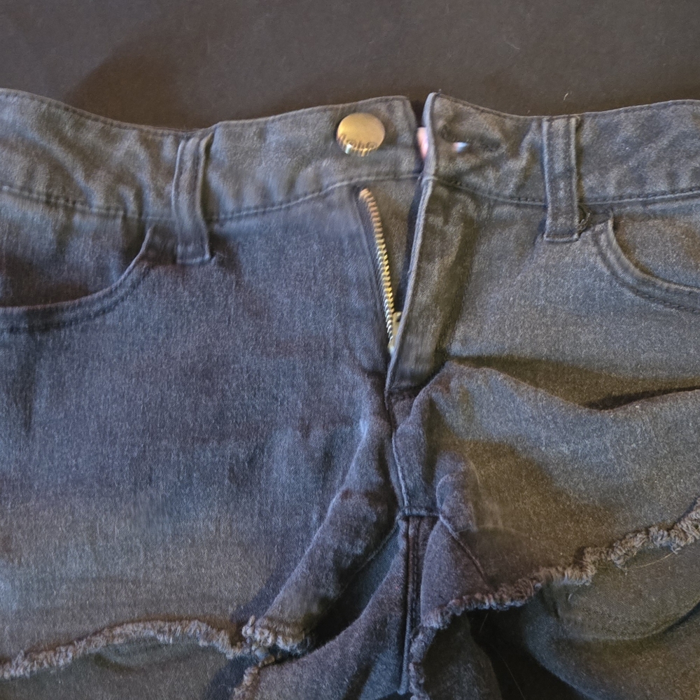 No Boundaries High Rise Black Jean Shorts